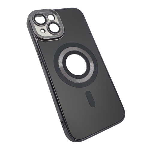 Чехол-силикон magnetic cam protect для iphone 13 черный