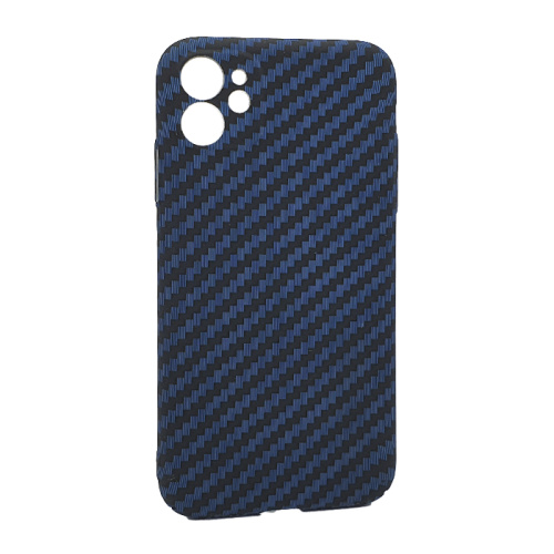 Чехол крышка new skin carbon для iphone 11 темно-синий