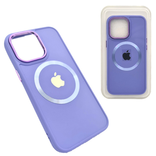 Чехол-крышка beauty magnetic для iphone 13/14 сиреневый