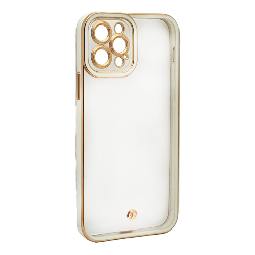 Чехол силикон tpu+tpu для iphone 12 pro max белый