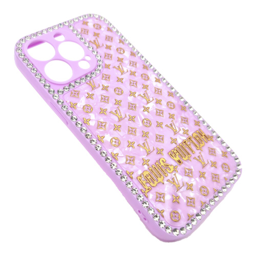 Чехол-силикон louis vuitton для iphone 13 pro фиолетовый