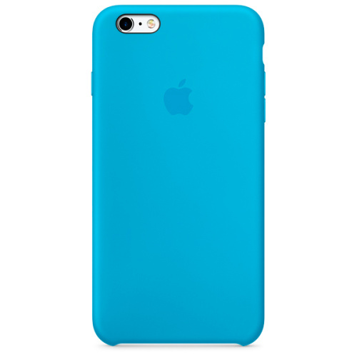 Чехол-силикон silicone case аналог для iphone 6g голубой