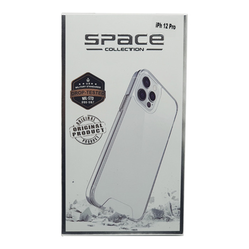 Чехол крышка space collection для iphone 12 pro (6.1) прозрачный