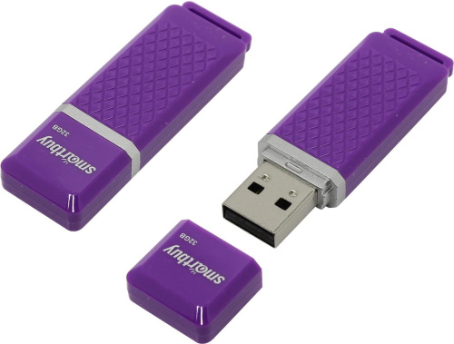 8gb usb smartbuy quartz фиолетовая