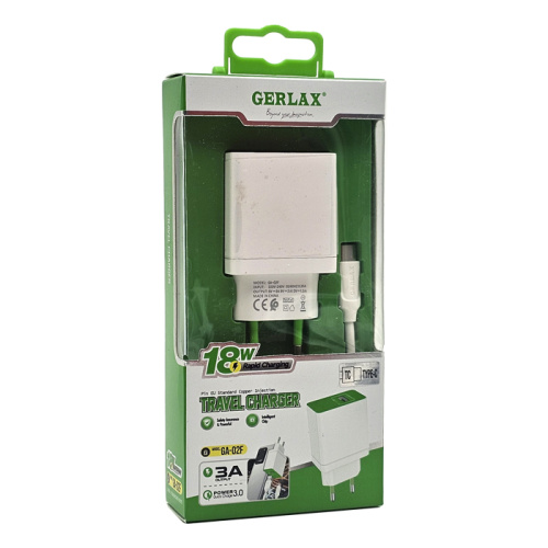 Сзу gerlax ga-02f type-c (18w) белое