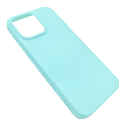 Чехол силикон soft touch для iphone 14 pro (6.1) бирюзовый