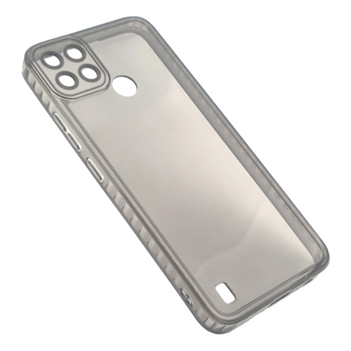 Чехол-силикон dark transparent realme c21y/c25s черный