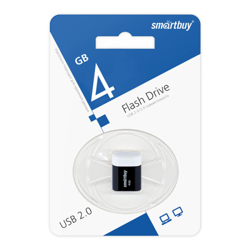 4gb usb smartbuy lara черная