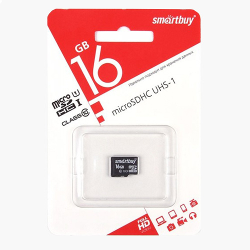 Micro sd 16gb smartbuy class 10 без адаптера