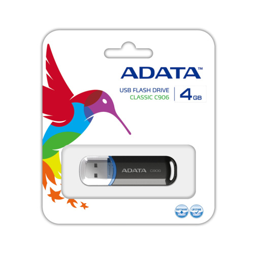 4gb usb a-data c906 черная