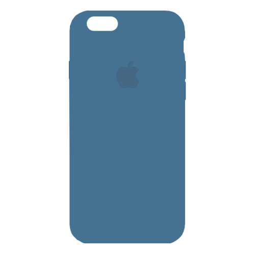 чехол-силикон silicone case NEW для iphone 6/6S zxc42 синий  