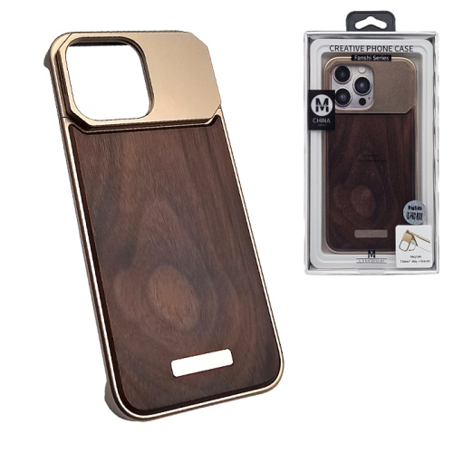 Чехол-крышка movenchy fanshi stand дерево для iphone 16 pro max desert