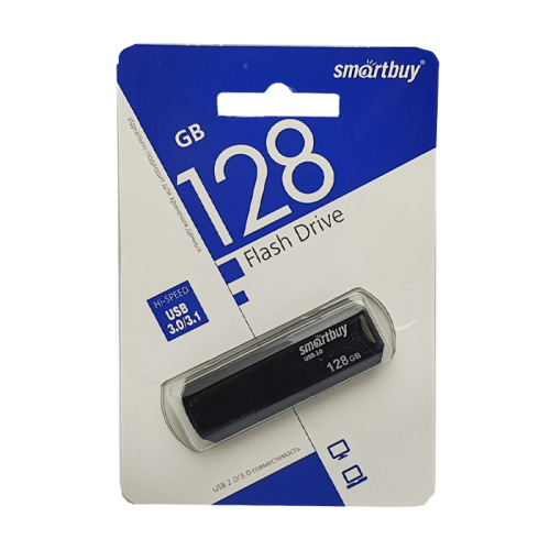 128gb (3.1) usb smartbuy clue черная