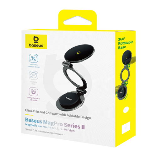 Автодержатель baseus magpro series ii черный (c40172900121-00)