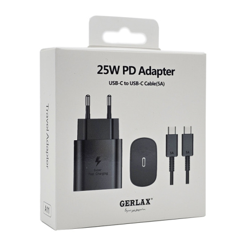Сзу gerlax a11 type-c/type-c (pd25w) черное