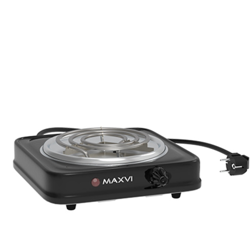 Электрическая плитка maxvi he101 (1000вт) black