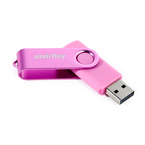 Usb 32gb* smart buy twist розовый