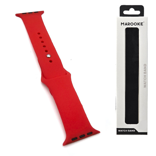 Ремешок marooke watchband силиконовый (42/44/45/49мм) красный l
