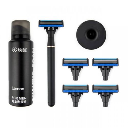 Набор для бритья shaving kit xiaomi mijia lemon razor h600 черный