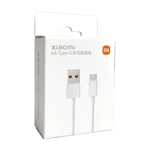 Кабель usb/type-c xiaomi 6a 65w 100% в упаковке белый (2881)