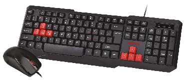 Клавиатура smartbuy (sbc-230346-kr) черно-красная