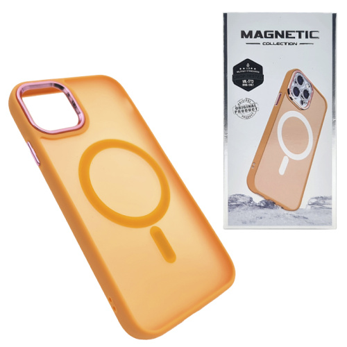 Чехол крышка magnetic collection mil-std для iphone 11 оранжевый