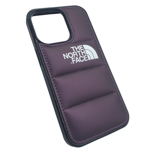 Чехол-силикон the north face для iphone 14 pro max фиолетовый