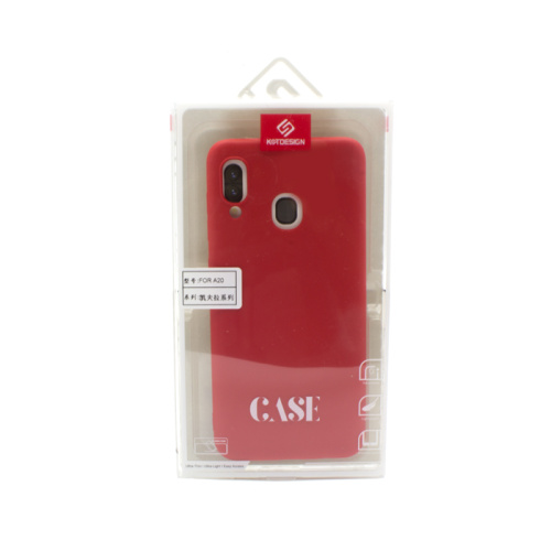 Чехол силикон kstdesign матовый Samsung a20/30 (2019) красный