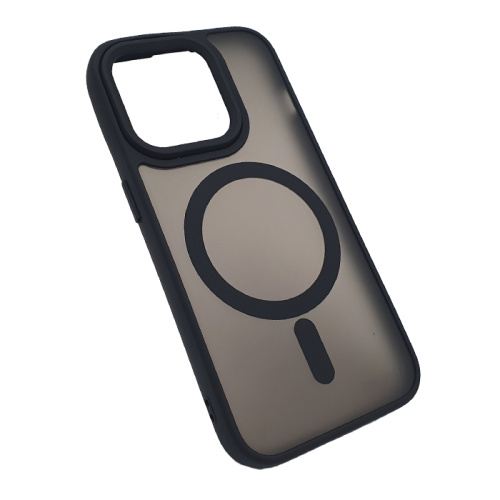 Чехол-крышка magnetic collection mil-std для iphone 15 pro черный