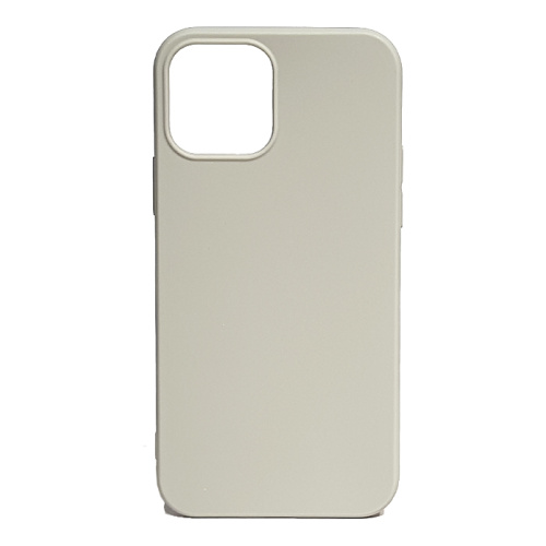 Чехол силикон soft touch для iphone 12 pro max (6.7) светло-серый