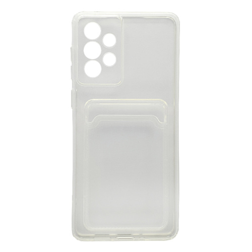 Чехол-силикон card holder Samsung a73/5g прозрачный