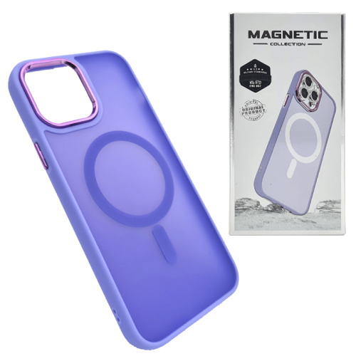 Чехол-крышка magnetic collection mil-std для iphone 13 pro фиолетовый