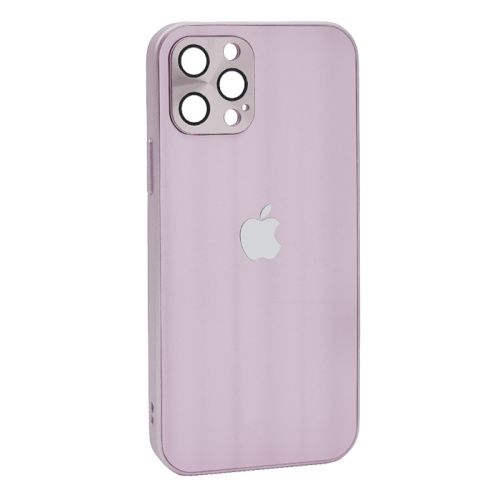 Чехол-крышка волна для iphone 12 pro (6.1) розовый