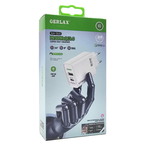 Сзу gerlax ga-36s (qc3.0/pd25w) белое