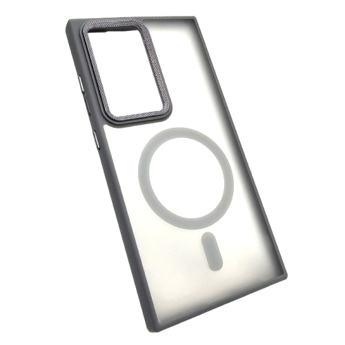 Чехол крышка magnetic collection mil-std для Samsung s23 ultra серый