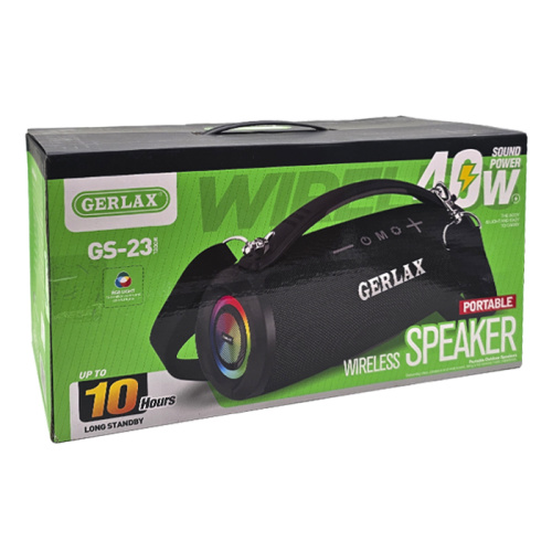 Колонка gerlax gs-23 (40w) черный