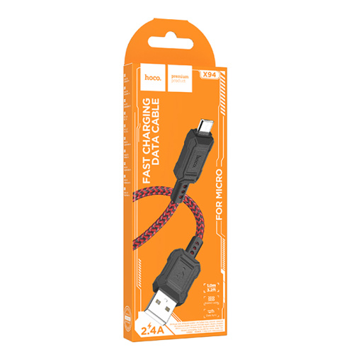 Кабель usb hoco x94 micro красный