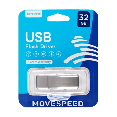 32gb (3.0) usb movespeed ysukd-32g3n серебристый