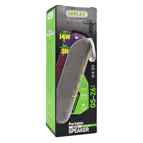Колонка gerlax gs-26 (14w) серая