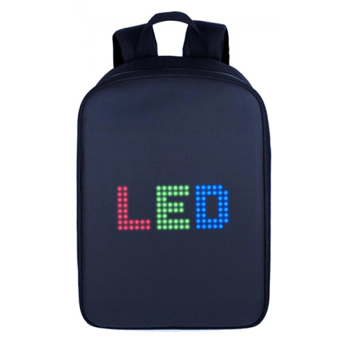 Рюкзак с led экраном kwq new technology backpack invertor черный