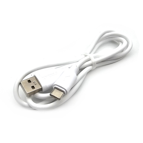 Кабель usb gerlax d21t type-c 1m белый (без упаковки) 