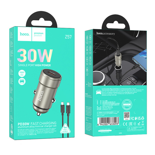 Азу hoco z57 type-c на type-c (pd30w) золотой