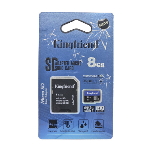 Micro sd 8gb kingfriend class10 с адаптером