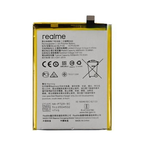 Аккумулятор для realme 5/c3/c11/c21/c11 2021/c21y/narzo 50i (blp729)