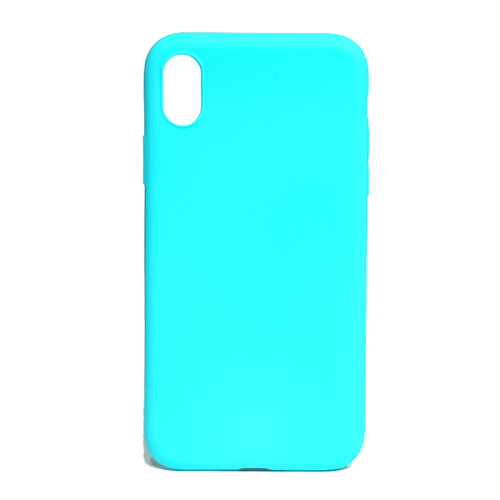 Чехол силикон soft touch для iphone xr (6.1) бирюзовый