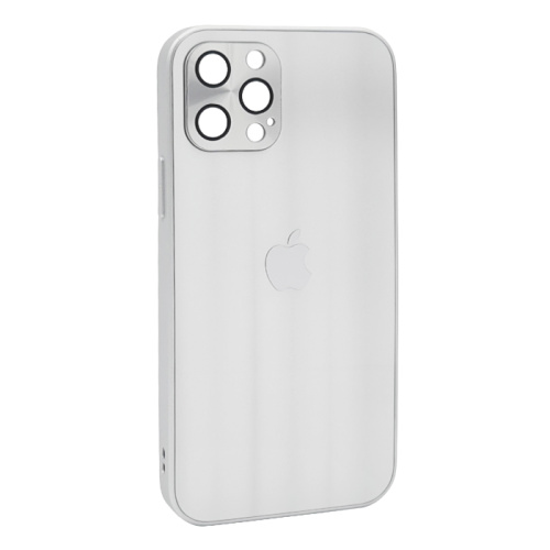 Чехол-крышка волна для iphone 12 pro (6.1) серебристый