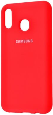 Чехол силикон silicone cover аналог Samsung a21(2020) красный