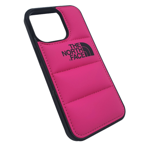 Чехол-силикон the north face для iphone 15 pro розовый