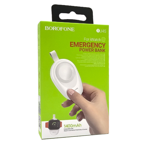 Зарядка для смарт часов borofone bj45 белая