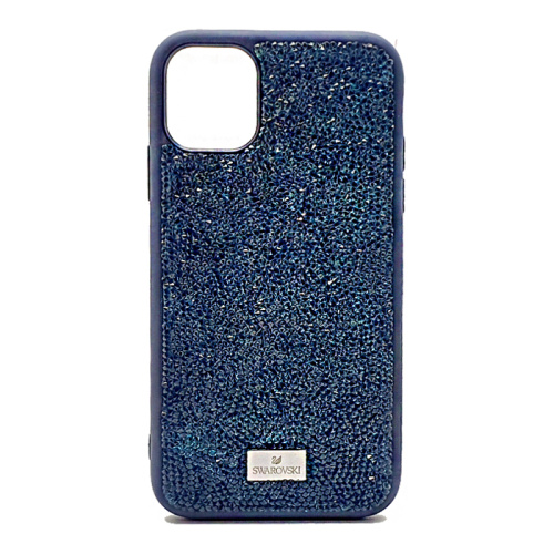 Чехол крышка swarovski камни для iphone 11pro max (6.5) бирюзовый